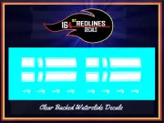 1/64 '67 Camaro "White Racing Stripes" Decal SCR-0502