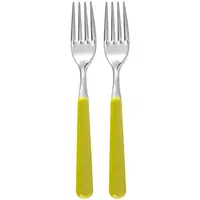 在飛比找樂天市場購物網優惠-《EXCELSA》Trendy餐叉2入(綠) | 叉子 餐具