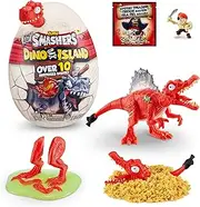 Smashers 7486B Dino Island Surprise Egg Nano, Spinosaurus Dinosaur Collectible Unboxing, Mini