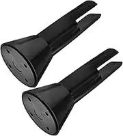 ABOOFAN 2pcs Adjustable Restroom Partition Support Foot Bracket for Bathroom Partitioning Easy Installation Stable Structure for Public Toilets
