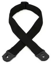 D'Addario 50mm Planet Lock Guitar Strap - Black (3-pack) Bundle