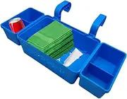 Poolside Storage Basket - Multifunctional Poolside Holder, Poolside Storage Container, Above Ground Pool Storage Basket, Poolside Storage Container Basket for Organizing Clothes Outdoor Poolside