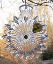 WATERFORD Crystal Carina 2012 Snowflake Wishes "Courage" Christmas Ornament NIB