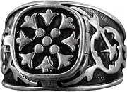 [KAMBO] Sterling Silver Men Ring, Hidden Poison Box Ring