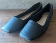 Bamboo Slip On Black Shoes, Flats, Style: Global-01, Man-Made Uppers, Size 9 NIB