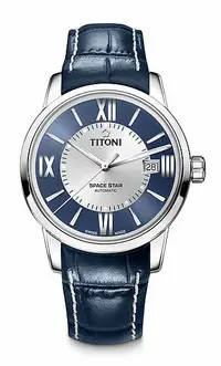 在飛比找樂天市場購物網優惠-TITONI瑞士梅花錶天星系列83538S-ST-580圓弧