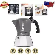 Brikka Induction Espresso Maker 170ml - The Ultimate Silver Coffee Experience