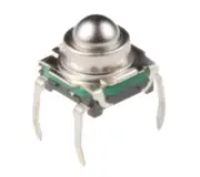 KSJ0M21180SHLFT Tactile Switch SPST-NO Top Actuated Through Hole