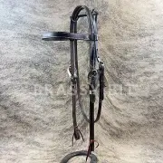 Cashel Draft Horse Headstall w/ Silver