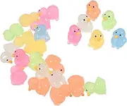 Toddmomy 36pcs Mini Resin Figurines Glow Dark Statues for Garden Dollhouse Decor Charming Landscape Accents Lightweight Nighttime for Miniature Gardens