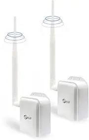 Wireless Bridge Point-to-Point Long Range Wireless Access with 20DBi High-Gain Antenna, 2.4G WiFi Bridge Supports 2600 feet Outdoor Transmission Distance, Air Ethernet Cable