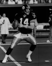 Neil O'Donnell Pittsburgh Steelers drops back to pass 1990s Old Photo