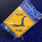 Nessie X-ING Drink Coaster Yellow/Black 3.5"x3.5" Loot Crate *New* Cryptid