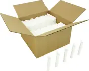 (300) Pre-Roll Tubes - White 109mm King Size Herbs Storage Meds Spices #PRT109WH