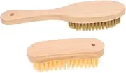 HAWILLOSCH 2-Piece Beach Cleaning Brush Set Sturdy Removal Tool for Sand Cleaning Beach