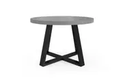 Brosa Marin Concrete Dining Table (Black, 120cm)