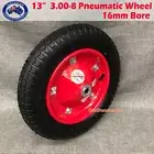 13" 16MM BORE 3.00-8 Pneumatic Wheels Trolley Cart Wheelbarrow Tyres WHEEL Tyre