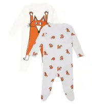 [Stella McCartney Kids] Stella McCartney Kids Baby set of 2 cotton jersey onesies M 12 white