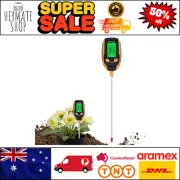 5-in-1 Soil pH Tester, Digital Sensor for pH, Moisture, Light, Temp & Humidity