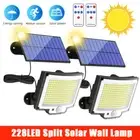 Solar Motion Sensor Light 228 LED Outdoor IP65 Wall Security Garden Flood Lamp