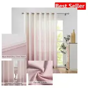 Luxury Light Filtering Ombre Door Curtain 100" Wide for Farmhouse Style Living