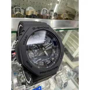 【金台鐘錶】CASIO卡西歐 G-SHOCK 超人氣的八角錶殼 (黑灰x迷彩) 農家橡樹 GA-2100CA-8A