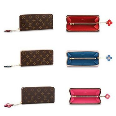 Shop Louis Vuitton CLEMENCE Clémence Wallet (M61298, M60742) by