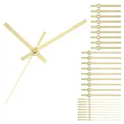 Clock Hands Kit, 10 Set Clock Hands Kits Clock Mechanism Aluminum, Gold, A14