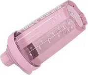 1PC Classic Protein Mixer Shaker Bottle With Twist And Lock Portable Pre Workout Protein Drink Shaker Cup For Mixes Cocktails, And Shakes(Pink) bottle