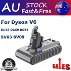 Battery 6400mAh For Dyson V6 DC58 Animal DC59 DC61 DC62 SV06 SV09