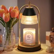 Candle Warmer Lamp with Timer Dimmer, Candle Warmer with 2 Bulbs for Women Mo...