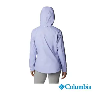 【Columbia 哥倫比亞 官方旗艦】女款-EvaPOURation™Omni-Tech防水快排外套-紫色(URL20230PL / 2023春夏)