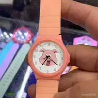 在飛比找蝦皮購物優惠-預售 週處除三害 手錶 衕款 陳桂林 粉色小豬電子錶 角色扮