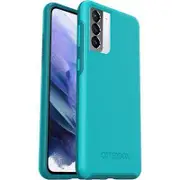 OtterBox Samsung Galaxy S21+ 5G (6.7') Symmetry Series Antimicrobial Case - Rock Candy Blue (77-81197)