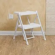 L68 Safety Ladder,3 Steps, Multifunction Tray, Hinge Protection (Size : 2 Tier)