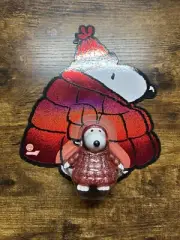 Peanuts Reaction Puffy Coat Snoopy Red Glitter sealed super7 X Market In Hand