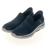 SKECHERS GO WALK ARCH FIT SLIP-INS 休閒鞋 男 深藍 無鞋帶 健走鞋 216259NVY