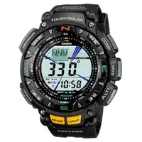 在飛比找ETMall東森購物網優惠-【CASIO 卡西歐】PROTREK登山錶 橡膠錶帶 防水1