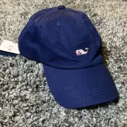 NWT Vineyard Vines & Target Women's Navy Blue Cap Adjustable Hat Pink Whale NOS