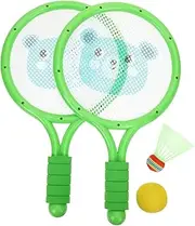 BESPORTBLE Badminton Racket Kit Lightweight Mesh Rackets for Years Durable Nbr Material Outdoor and Coordination Skills