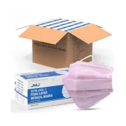 JMU 2000 Pcs Disposable Face Masks for Adults, 4-Ply ASTM Level 3 Medical Mas...