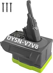 for Ryobi Dyson V7V8 Battery Adapter,for Absolute Animal Fluffy Motorhead Cordless Vacuum Handheld Cleaner(only Adapter) Grey