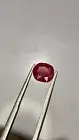 Ruby Gemstone 1 Carat, Natural Violet-Red Hue, Origin: Afghan