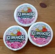 Ice Breakers Mints Sparkling Raspberry Lemon Seltzer 1.5 Ounce (Pack of 3)
