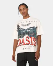 404 Oasis Vintage T-shirt Off White - Size 3XL