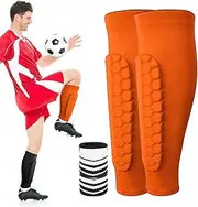[Generic] Soccer Shin Guards, Shin Protector for Skiing - Calf Football Protector Defender,Splint Parents Sports Sports Outdoor for Kids, Kids, Teens, Adults