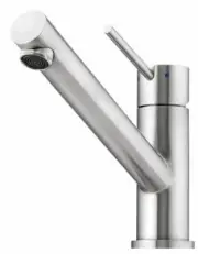 Oliveri ESSENTE SWIVEL MIXER Lever Handle, Ceramic Disc, Stainless Steel