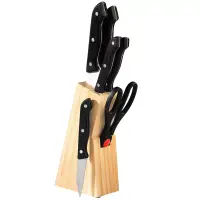 在飛比找博客來優惠-《Premier》木製刀座+刀具6件