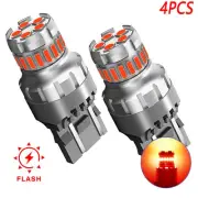 AUTOONE 7443 7444NA LED Strobe Red Brake Tail light light Parking light Flash 4X (for: Honda)