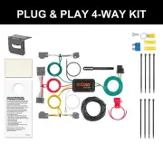 CURT 2015-2016 Volvo XC70 T5 Custom Wiring Harness, 4-Way Flat Output